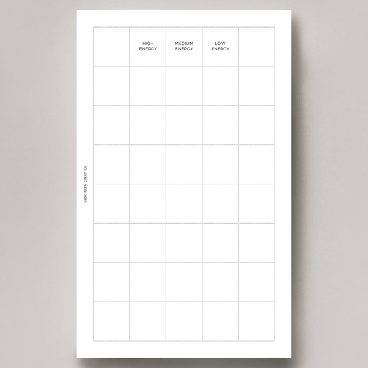A5 Slim - Energy Level Matrix